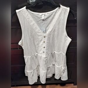 Maurices White Sleeveless Top